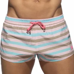 Short de Bain Cake Stripes Rose