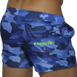 Short de Bain Camouflage Marine