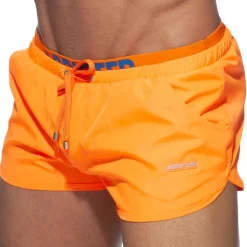Short de Bain Double Waistband Orange