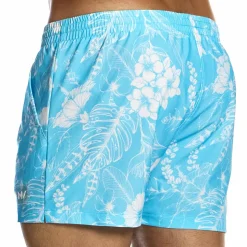 Short de Bain Floreale Bleu Ciel