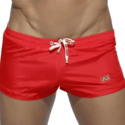 Short de Bain Mini Basic Rouge