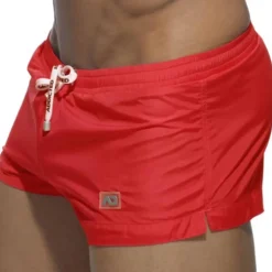 Short de Bain Mini Basic Rouge