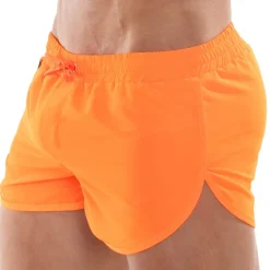 Short de Bain Mini Neon Orange Fluo