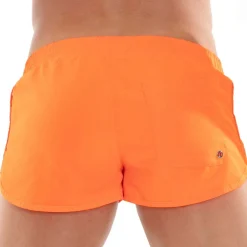 Short de Bain Mini Neon Orange Fluo