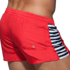 Short de Bain Sailor Colored Rouge