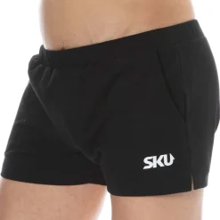 Short de Sport Coton Noir