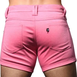 Short Jeans Stretch Skinny Rose