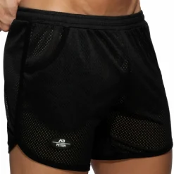 Short Long Rocky Pocket Mesh Noir