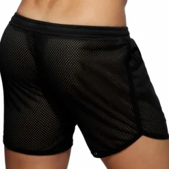 Short Long Rocky Pocket Mesh Noir
