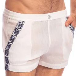 Short Lounge Patmos Blanc Cassé