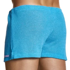 Short Micro Knit Turquoise