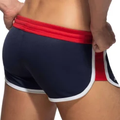 Short Mix Microfibre Bleu Marine