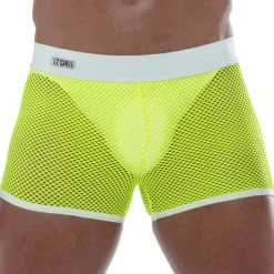 Short Neon Mesh Jaune Fluo
