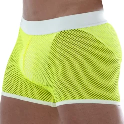 Short Neon Mesh Jaune Fluo