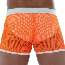 Short Neon Mesh Orange Fluo