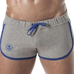 Short Rétro Gris Chiné