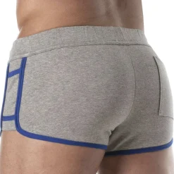 Short Rétro Gris Chiné