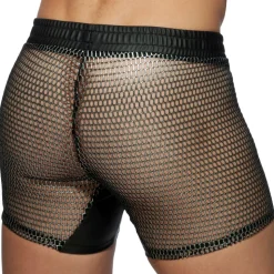 Short Sport C-Through Mesh Noir