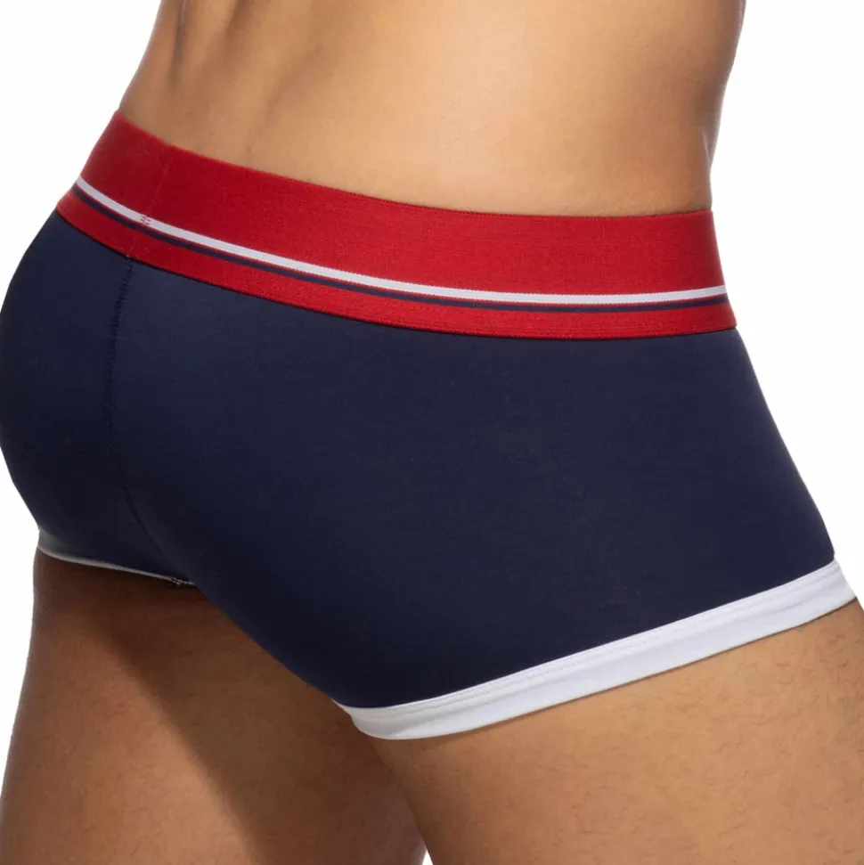 Shorty Basic Colors Coton Bleu Marine - Rouge