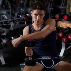 Shorty First Coton Bleu Marine