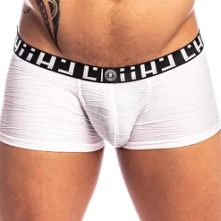 Shorty Hipster Push-Up Plissé Blanc