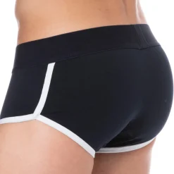 Shorty Logo Coton Bleu Marine