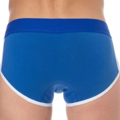 Shorty Logo Coton Bleu Roi