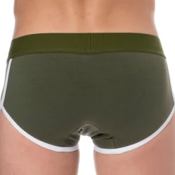 Shorty Logo Coton Kaki