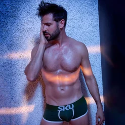 Shorty Logo Coton Noir