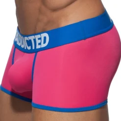 Shorty Swimderwear Push Up Fuchsia - Bleu