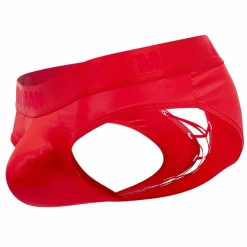 Slip à Lacets Rouge