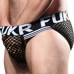 Slip Almost Naked Net FUKR Noir