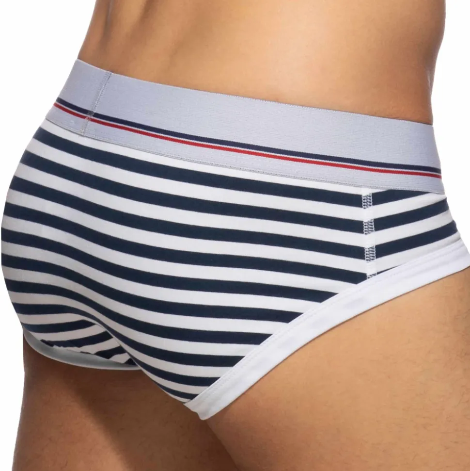 Slip Basic Colors Coton Marin - Blanc