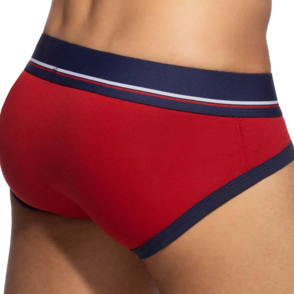 Slip Basic Colors Coton Rouge - Marine