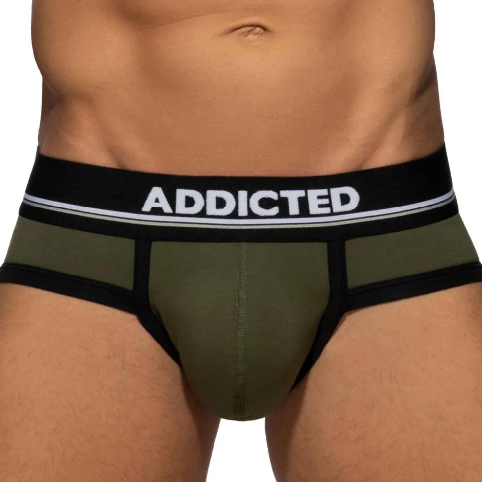 Slip Basic Colors Coton Vert Kaki