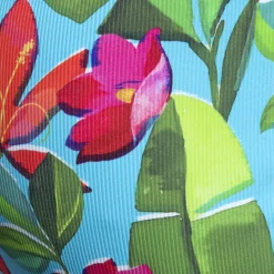 Slip Bikini Bold Flowers Turquoise