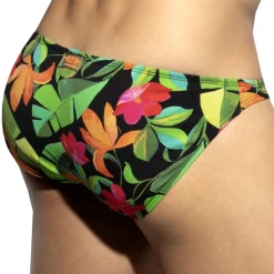 Slip Bikini Bold Flowers Noir