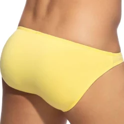 Slip Bikini Coton Jaune