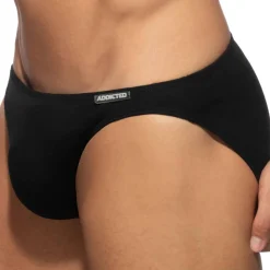 Slip Bikini Coton Noir