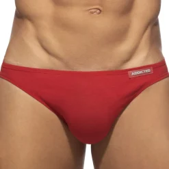 Slip Bikini Coton Rouge