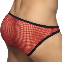 Slip Bikini C-Through Mesh Rouge