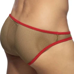 Slip Bikini C-Through Mesh Kaki