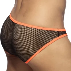 Slip Bikini C-Through Mesh Noir