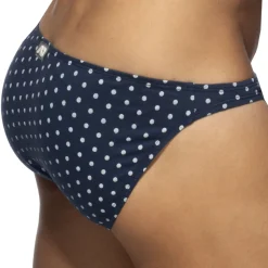 Slip Bikini Cum Dots Bleu Marine