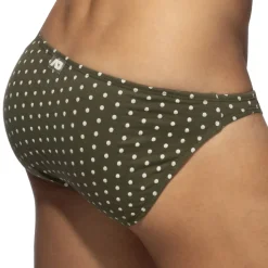 Slip Bikini Cum Dots Kaki