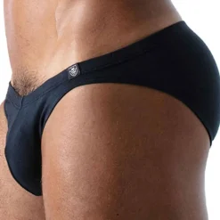 Slip Bikini French Coton Bleu Marine