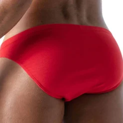 Slip Bikini French Coton Rouge