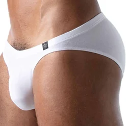 Slip Bikini French Coton Blanc