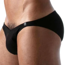 Slip Bikini French Coton Noir