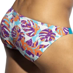 Slip Bikini Garden Rib Turquoise